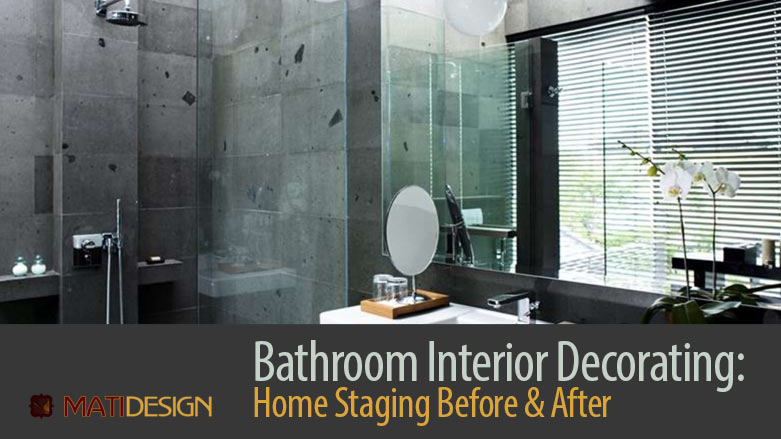 Bathroom Interior Decorating: Home Staging Before & After | Nicely Decorated Bathroom | MatiDesign Interior Decorating And Home Staging London Ontario