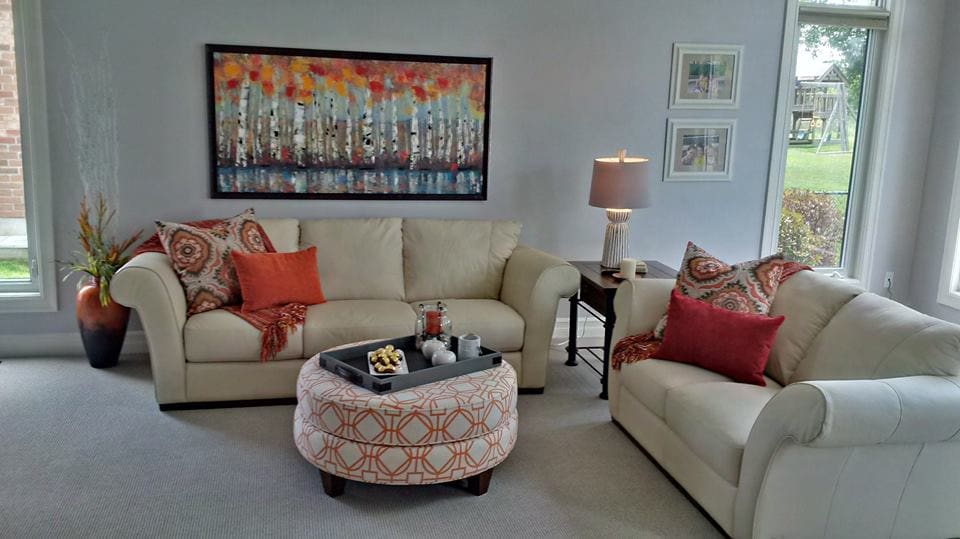 Interior Decorator To The Rescue! A Hectic Lifestyle, A Peaceful Home | a beautifully staged room | MatiDesign Interior Decorating And Home Staging London Ontario