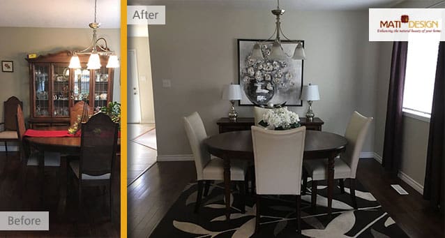 There are many stuff that we have | A staged living room rich in blues | MatiDesign Interior Decorating And Home Staging London Ontario