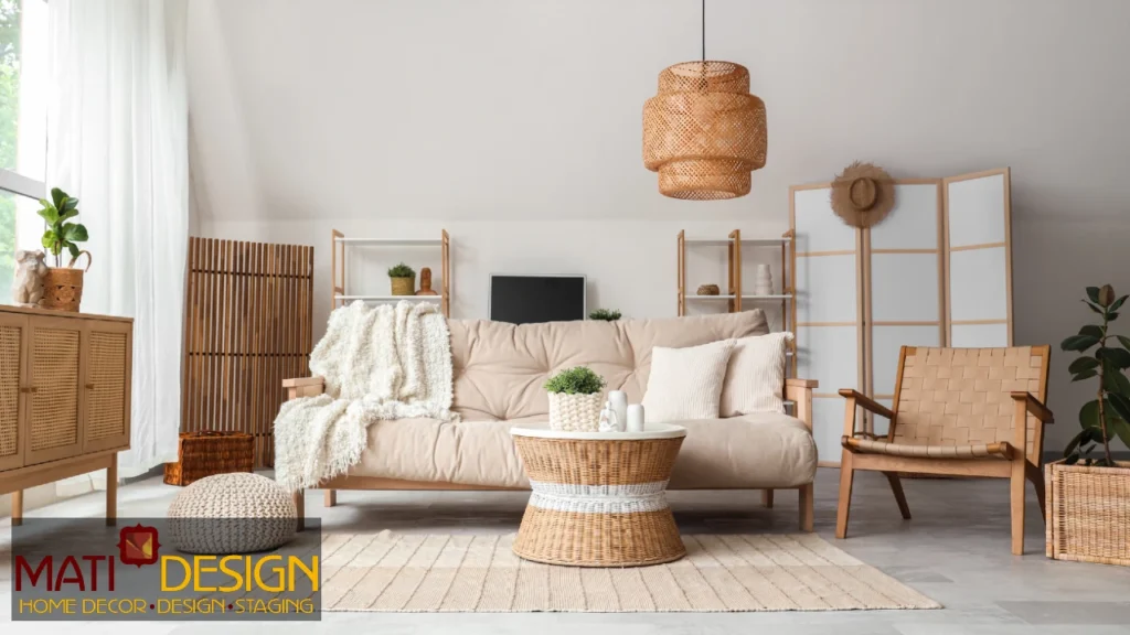 Warm, earthy palettes in a London Ontario home | Mati Design